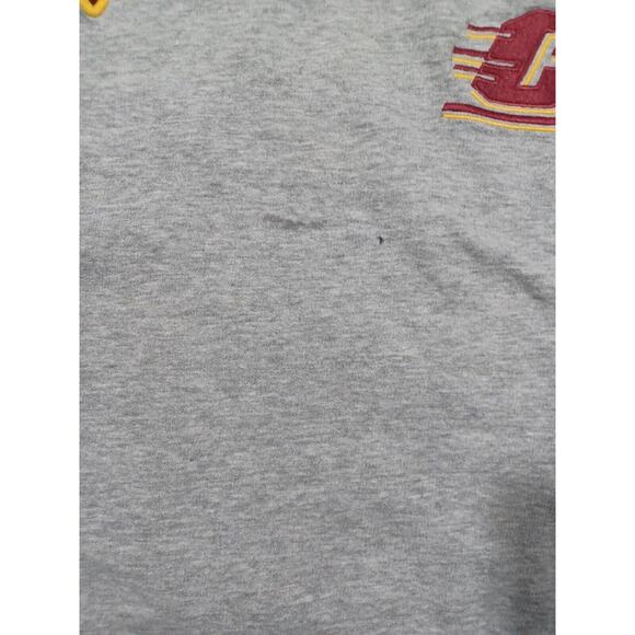 Central Michigan‎ Chippewas Sweatshirt Mens 2XL Gray Starter Embroidered Logo - Picture 2 of 4